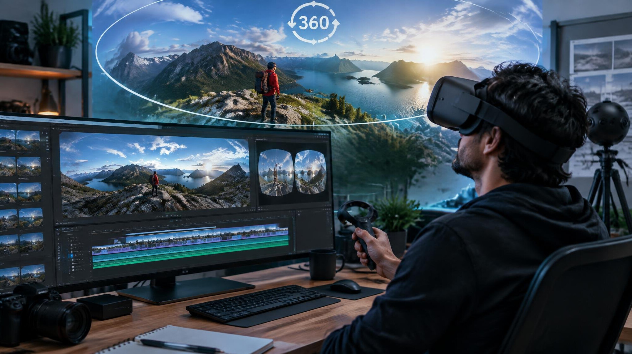 immersive vr video editing
