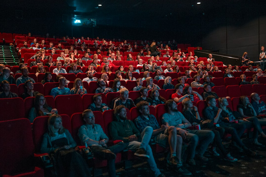 cinema audience watching film