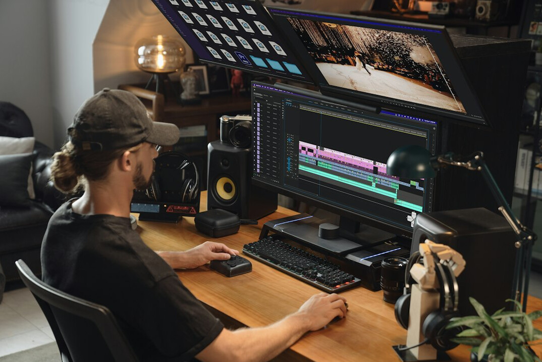 film editing suite