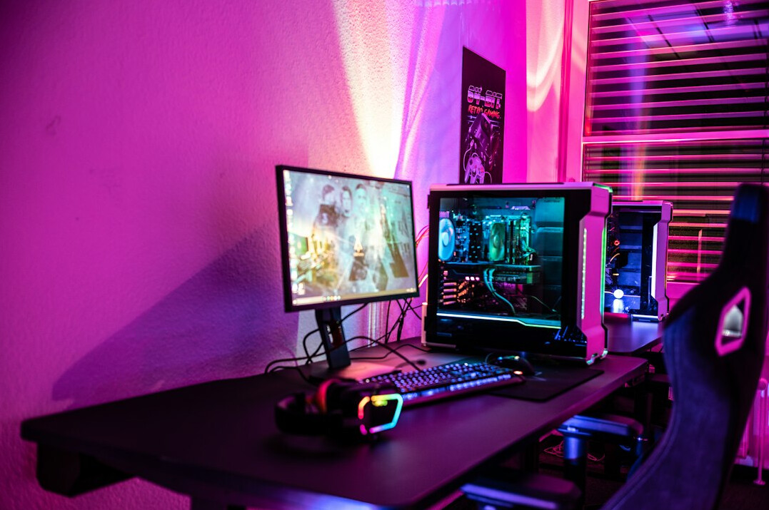 Video editor working on a multi-monitor timeline setup