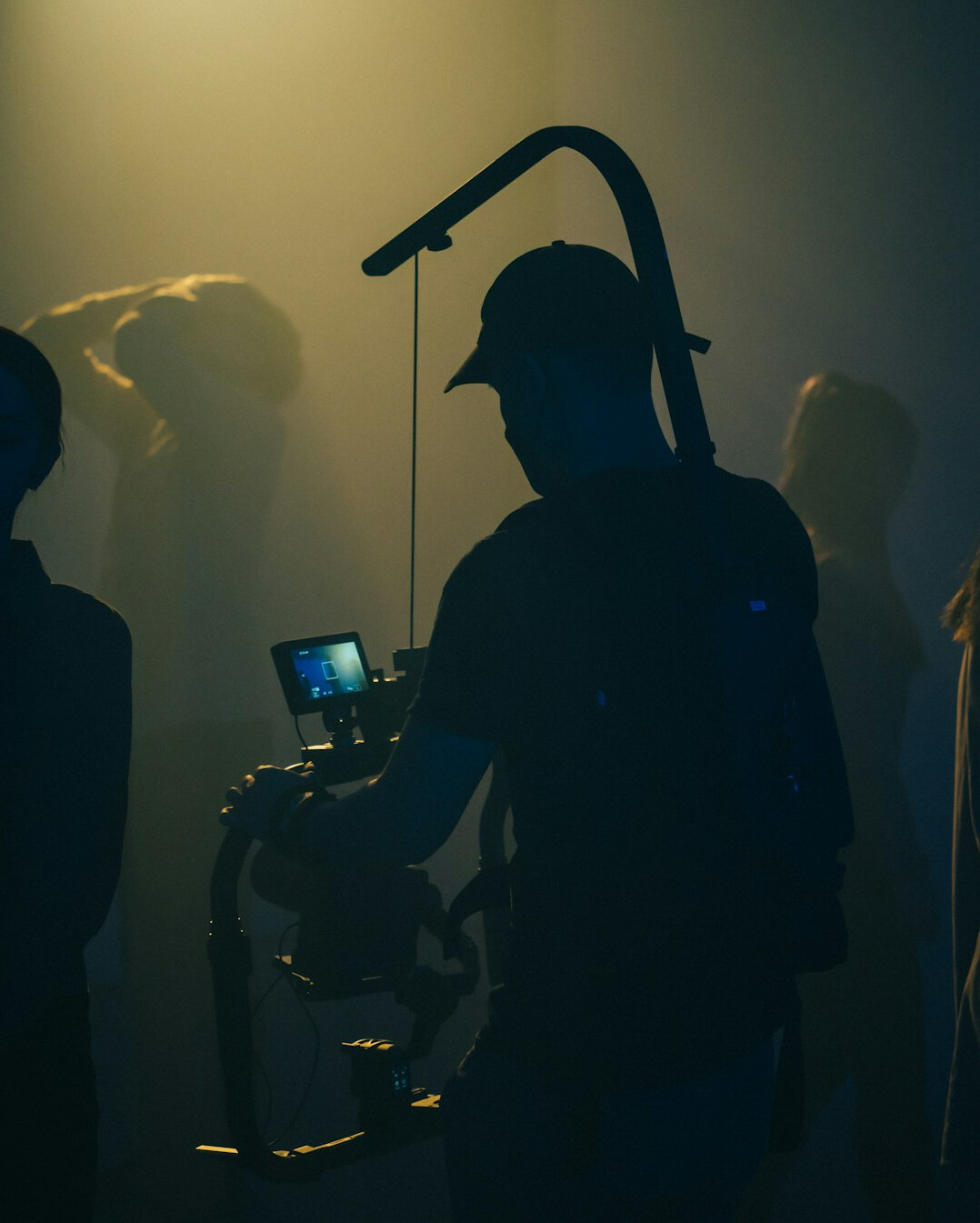 filmmaker directing emotional scene