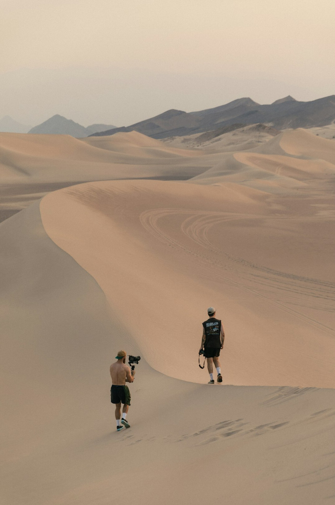 filmmaker shooting in desert